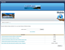 Tablet Screenshot of maldives-holiday.net